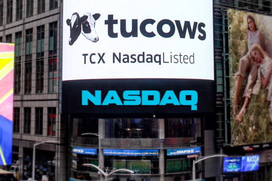 The Tucows Nasdaq.